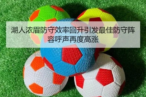 湖人浓眉防守效率回升引发最佳防守阵容呼声再度高涨